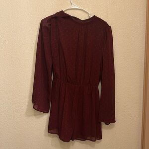 Lulu’s backless romper size xs